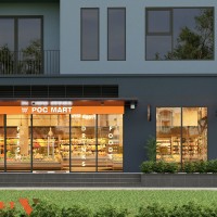 Thiết kế siêu thị 35m2 tại Hà Đông Hà Nội